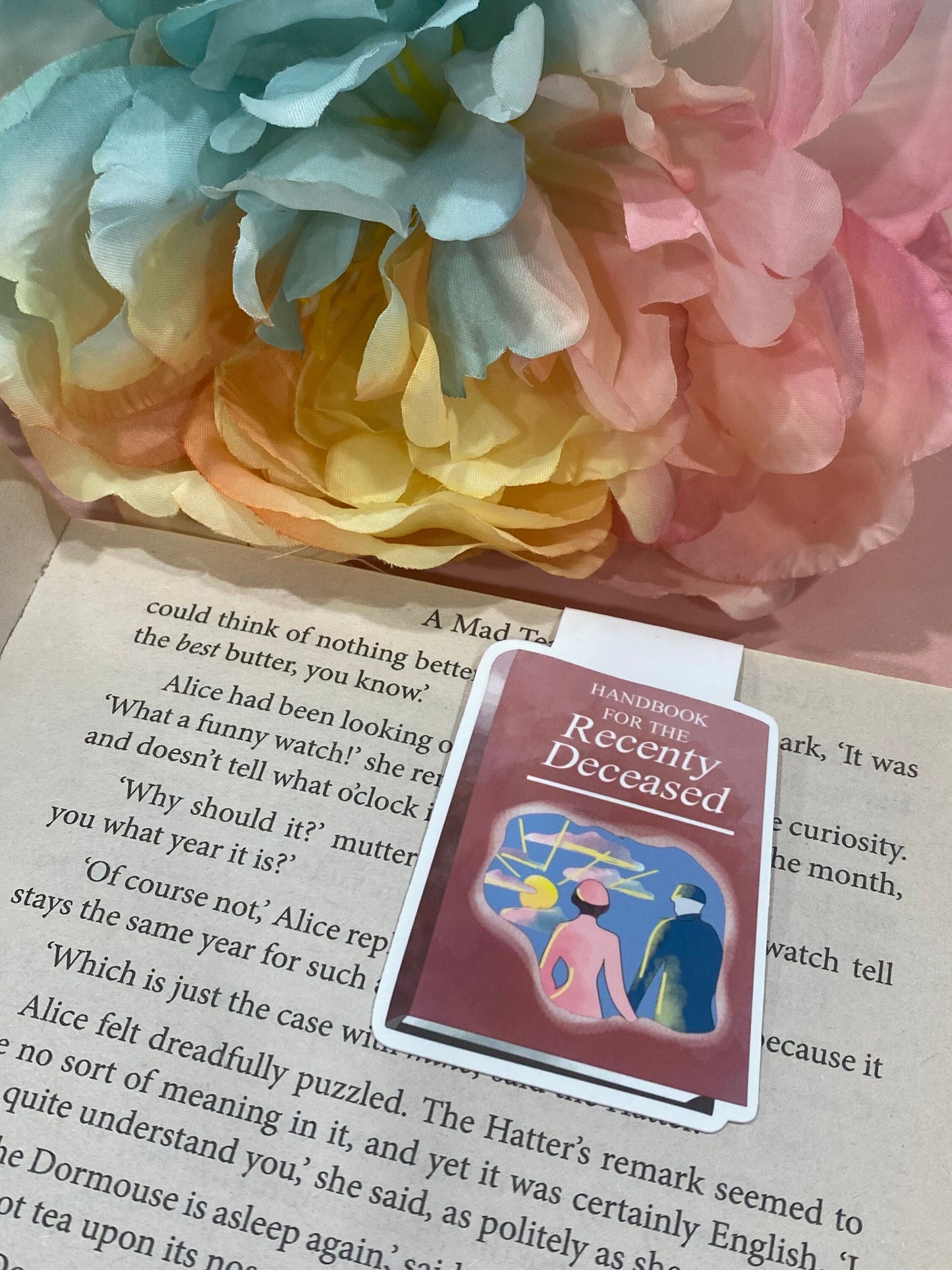 Beetlejuice Recently Deceased Inspired Magnetic Bookmark