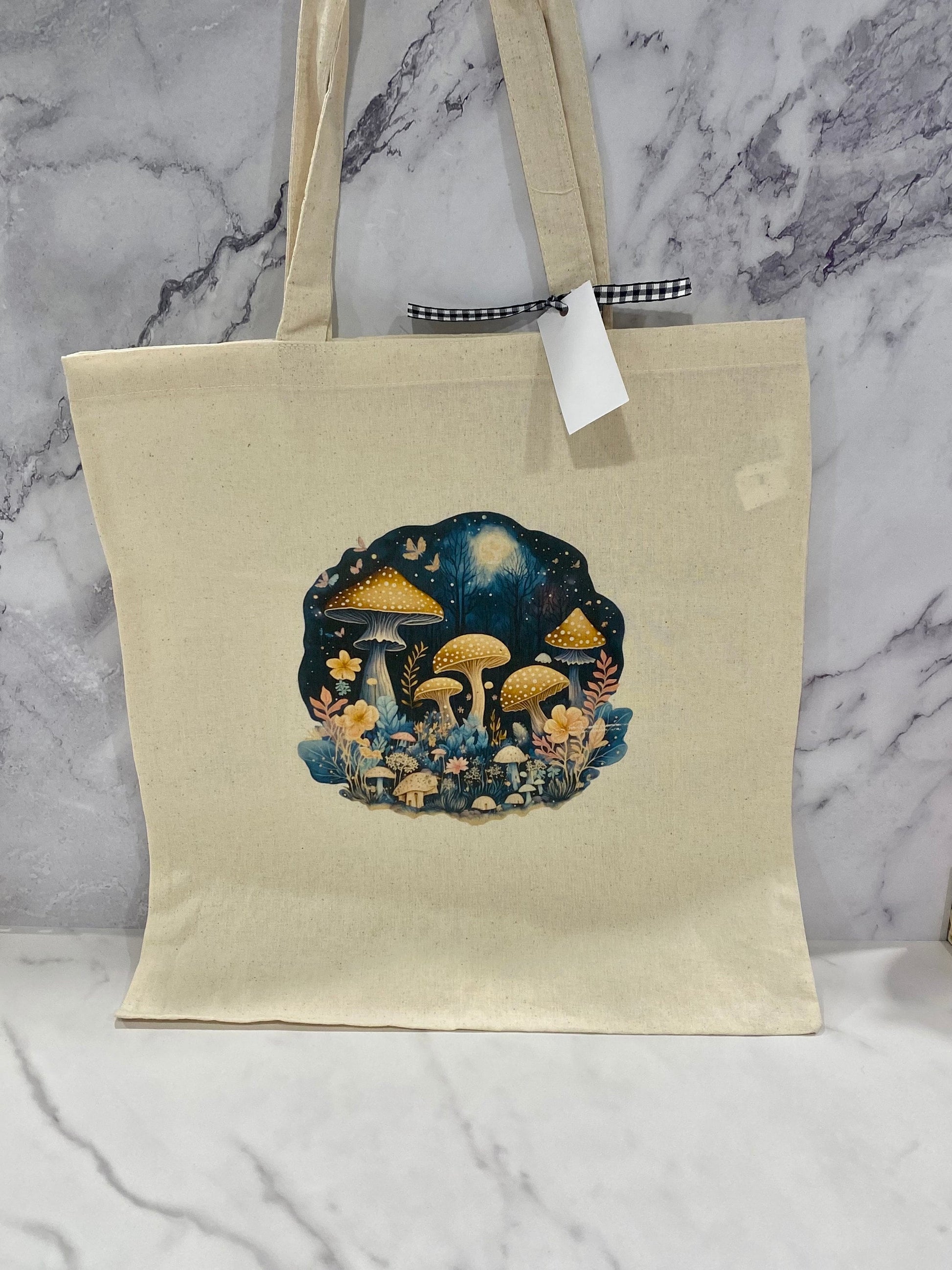 Mushroom Cottagecore Tote Bag/Mushroom Market Bag